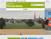 Tablet Screenshot of pire-sur-seiche.fr